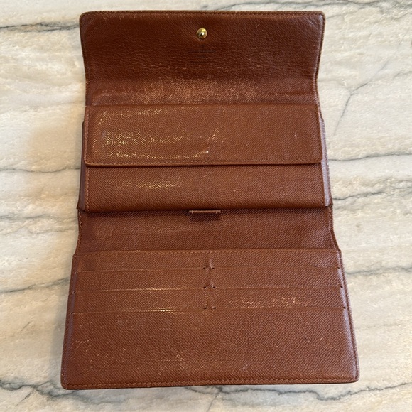 Louis Vuitton Vintage Brown Monogram Sarah Long Wallet - Picture 2 of 14